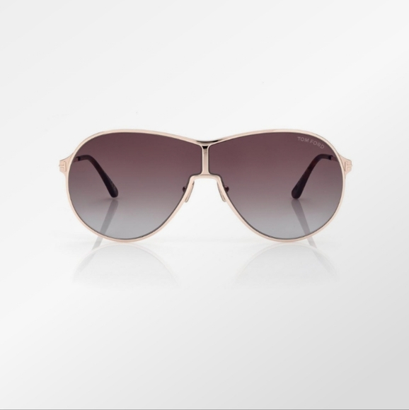 Tom Ford Accessories - B-140. Tom Ford Sunglasses Shiny Rose Gold Gradient Roviex FT1174 28K